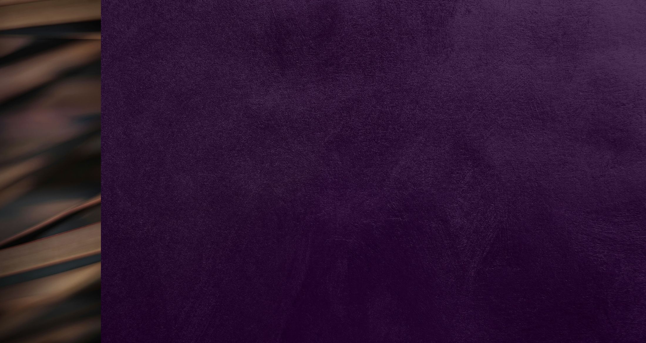 Dark purple background with subtle texture.