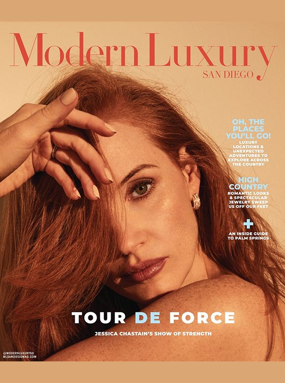 Modern Luxury magazine cover featuring a woman.
