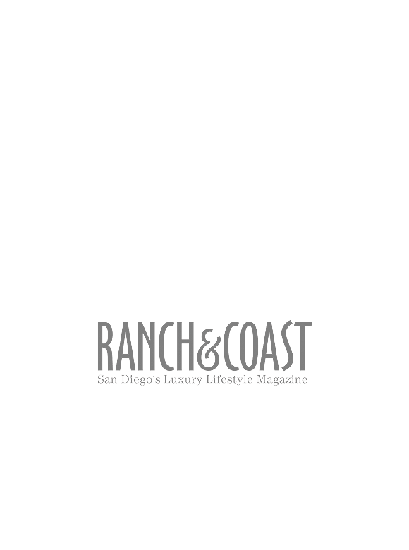 Ranch and Coast magazine logo, luxury lifestyle focus.