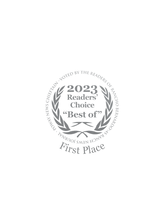 2023 Readers' Choice First Place Award seal